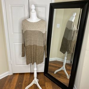 Lightweight Tri-Color Sweater